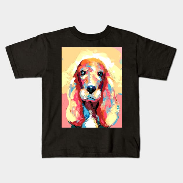 Basset Kids T-Shirt by mailsoncello